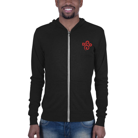 DSO Unisex zip hoodie
